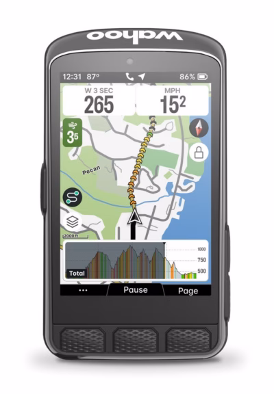 GPS-jalgrattakompuuter Wahoo ELEMNT ACE, 3,8" puuteekraan, ANT+/Wi‑Fi, IPX7