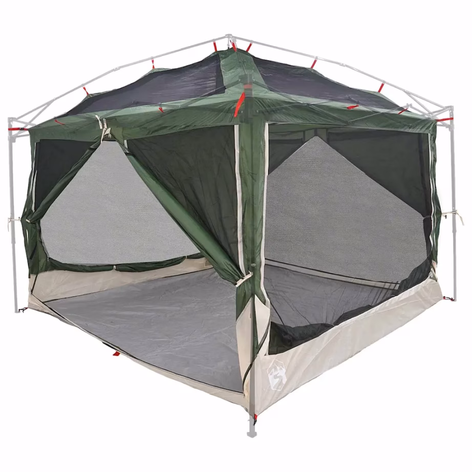 Sisetelk 3 x 3 m varikatusele, 7-le, roheline-hall, 300 x 300 x 250 cm - 3