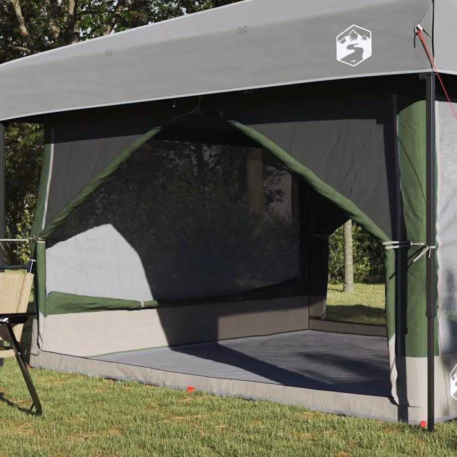 Sisetelk 3 x 3 m varikatusele, 7-le, roheline-hall, 300 x 300 x 250 cm - 4