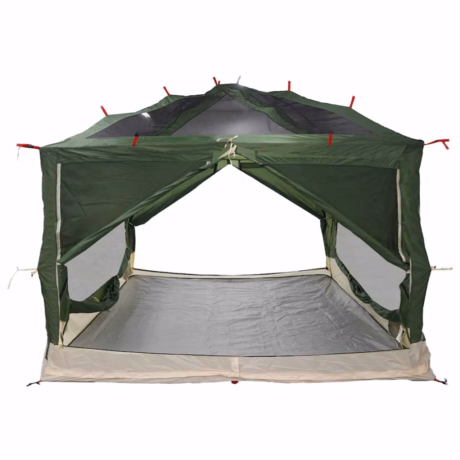 Sisetelk 3 x 3 m varikatusele, 7-le, roheline-hall, 300 x 300 x 250 cm - 5