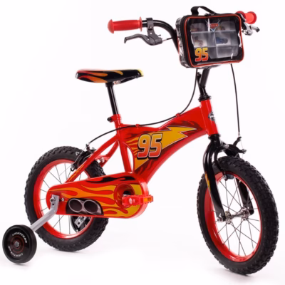 Laste jalgratas HUFFY Disney Cars 14", punane, abirataste ja käsipiduriga