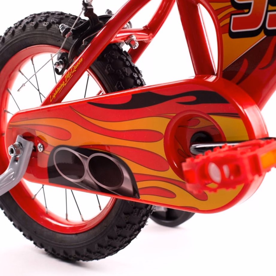 Laste jalgratas HUFFY Disney Cars 14″, punane, abirataste ja käsipiduriga - 4
