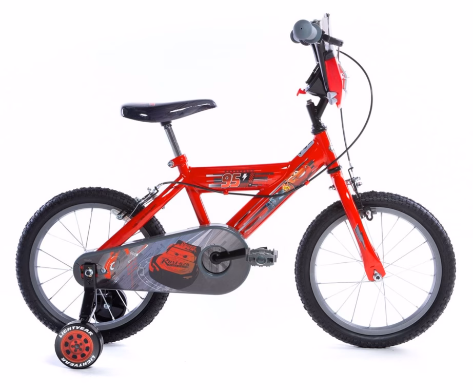 Laste jalgratas 16″ HUFFY 21781W Disney Cars, abirataste ja käsipiduriga - 2