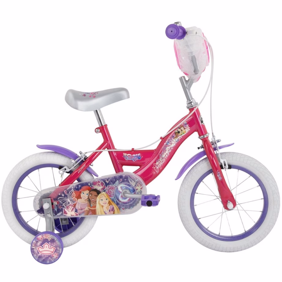 Lastejalgratas HUFFY Disney PRINCESS 14″, 4–6 a, 100–110 cm, 1 käik - 3