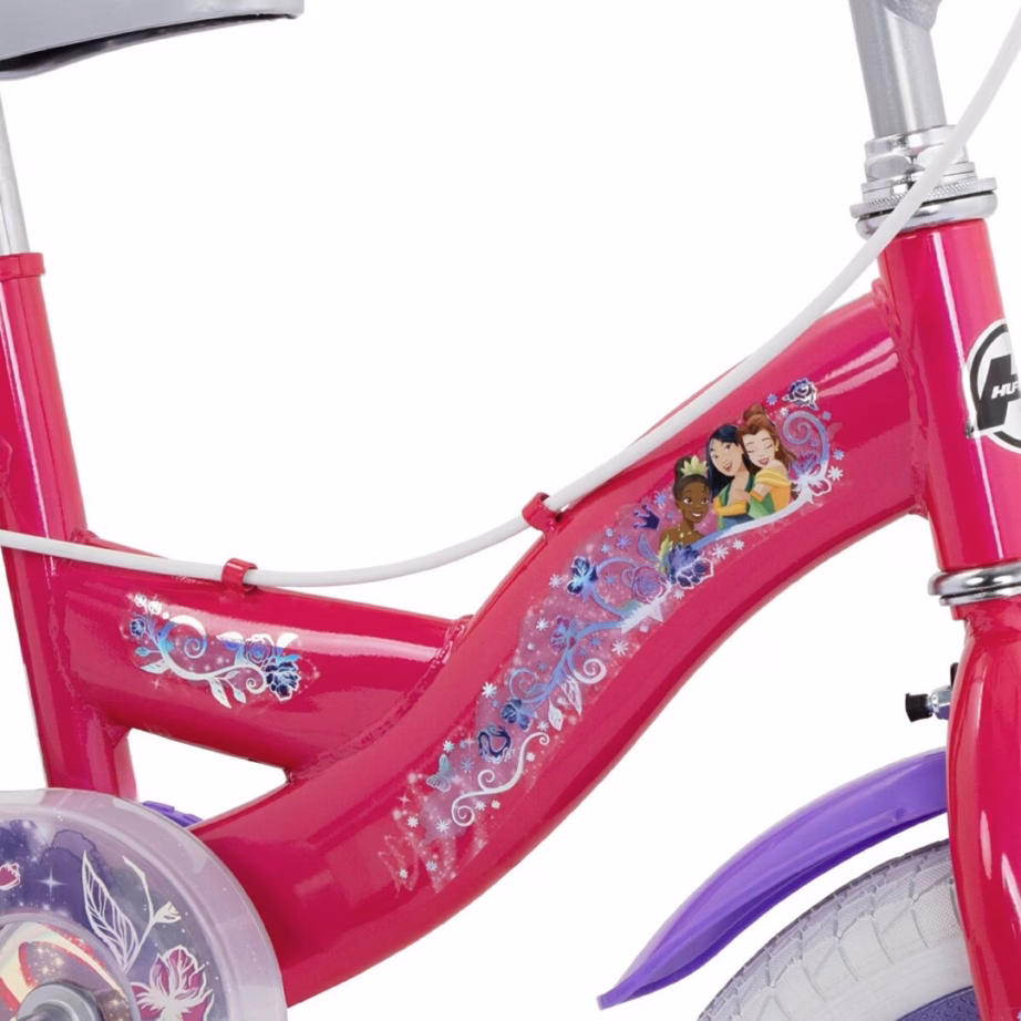 Lastejalgratas HUFFY Disney PRINCESS 14″, 4–6 a, 100–110 cm, 1 käik - 4