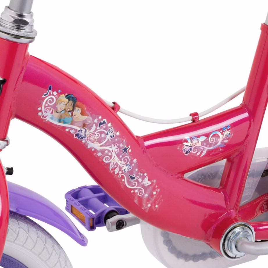 Lastejalgratas HUFFY Disney PRINCESS 14″, 4–6 a, 100–110 cm, 1 käik - 8