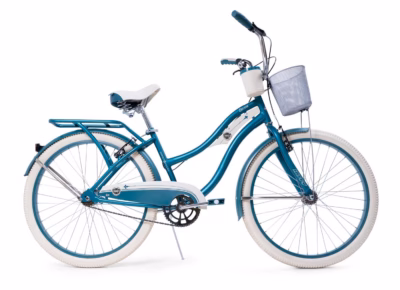 Linnaristleja jalgratas HUFFY Deluxe Cruiser 26", valge/emerald, 1 käik, 26650W