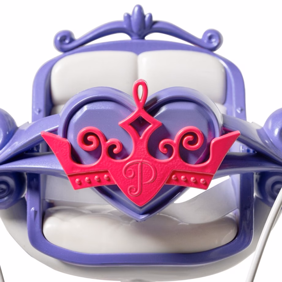Lastejalgratas HUFFY Disney PRINCESS 12″ 22494W, 4 ratast, valge/lilla - 9