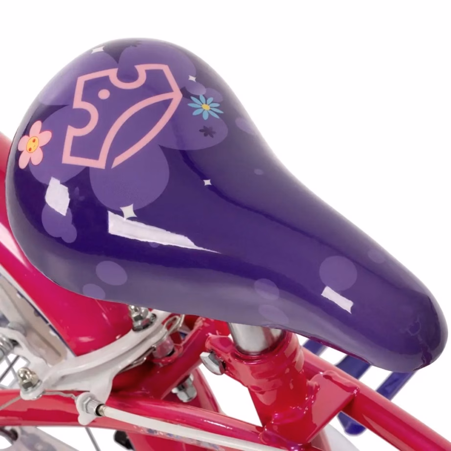 Lastejalgratas HUFFY Disney PRINCESS 16″, abirataste ja käsipiduriga - 3