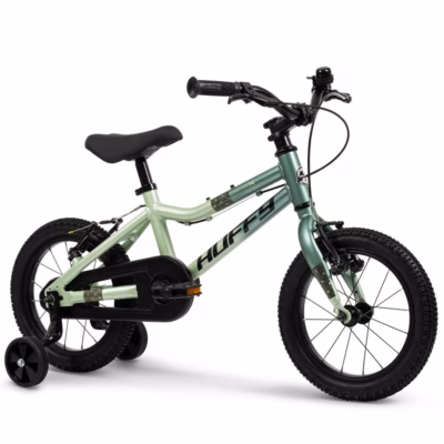 Lasteratas HUFFY Literide Alu 14", roheline, 1 käik, abirattad (24205W)
