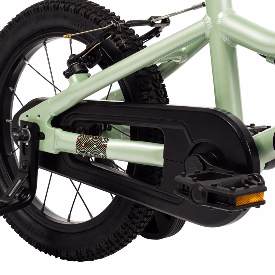 Lasteratas HUFFY Literide Alu 14″, roheline, 1 käik, abirattad (24205W) - 4