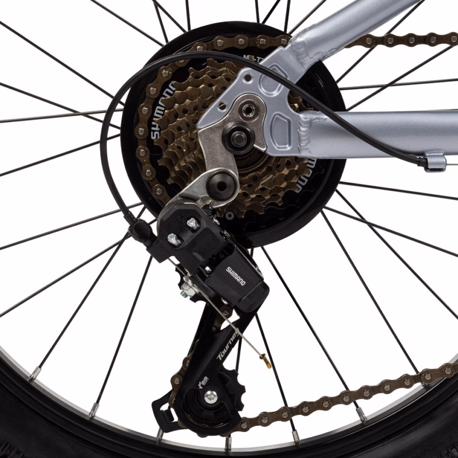 Jalgratas HUFFY Literide Alu 20″, 7 käiku, hõbedane ja türkiissinine (23005W) - 8