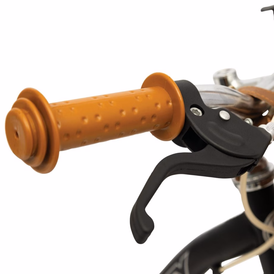 Lastejalgratas HUFFY Vintage, 16″ (41 cm), must, abirattad, porilauad ja ketikaitse - 7
