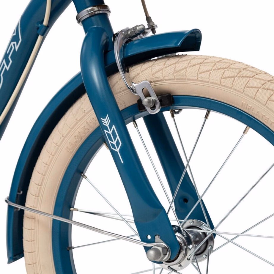 Lastejalgratas HUFFY Vintage, 16″ (41 cm) rattad, sinine, abiratastega - 3