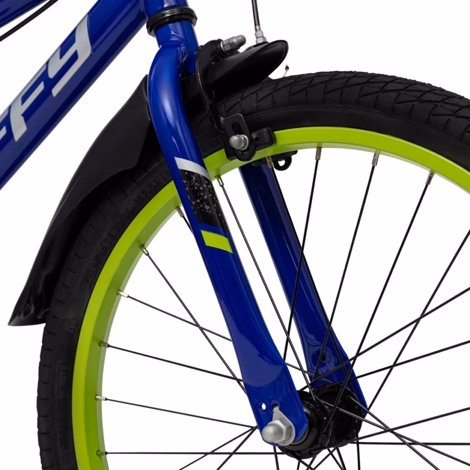 Lastejalgratas HUFFY Pro Thunder 20″, sinine, 1 käik, porilauad ees ja taga - 5