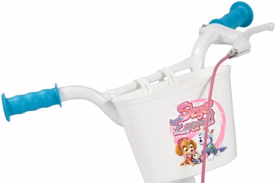 Laste jalgratas TOIMSA PAW Patrol 12″, valge, tugirataste ja korviga - 5