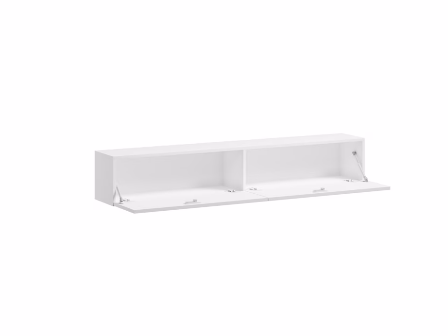 TV-alus Cama MEBLE VIGO 180, 180 cm, valge/valge läige, PUSH-CLICK - 4