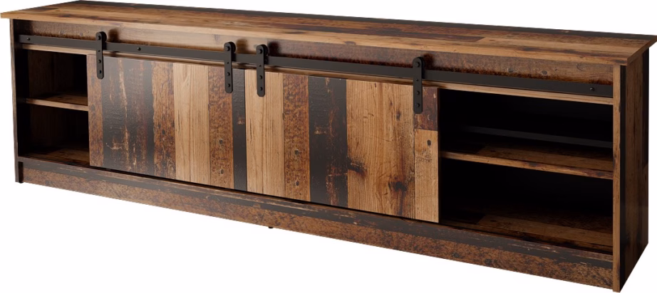 TV-alus Cama MEBLE GRANERO, 200 × 56,7 × 35 cm, lükanduksed, vana puidu toon - 5