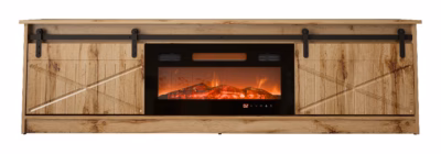 TV-alus Cama MEBLE GRANERO elektrikamina kapiga, Wotan tamme toon, 204,5 cm