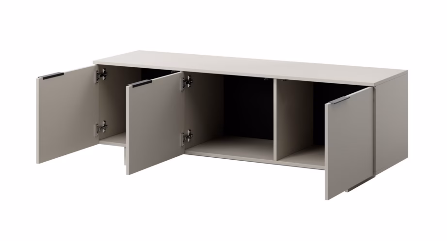 TV-alus Cama MEBLE ALMA, 150 × 41,5 × 55 cm, 3 uksega, kašmiir - 2