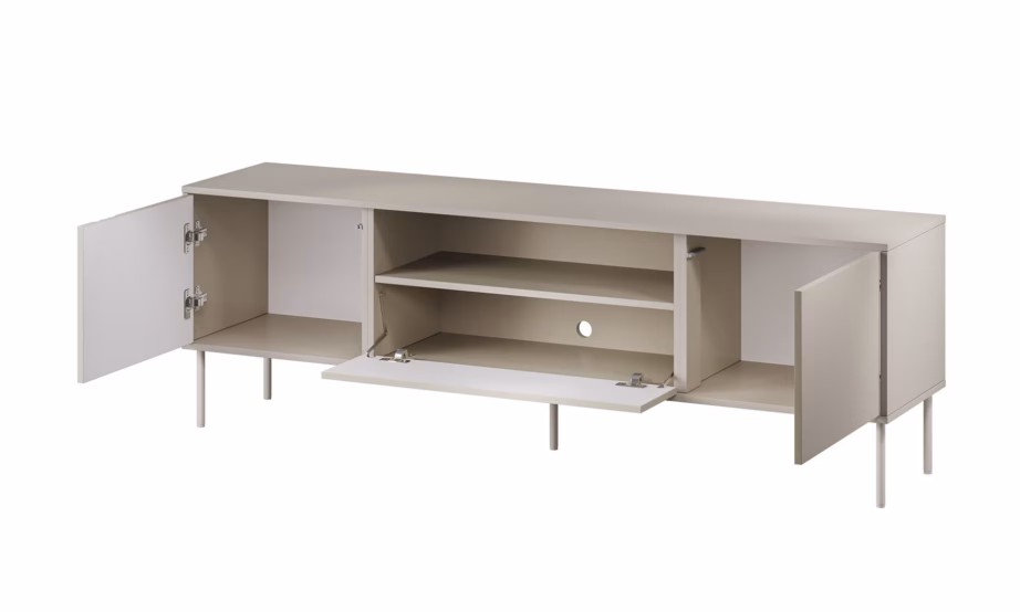 TV-alus Cama MEBLE TRESSE, 180 × 40 × 54,5 cm, kašmiirtoon matt, push-to-open - 2