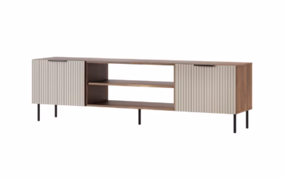 TV-alus Cama MEBLE ALMERA, 180,5 × 42 × 52,5 cm, pähkel/kašmiir
