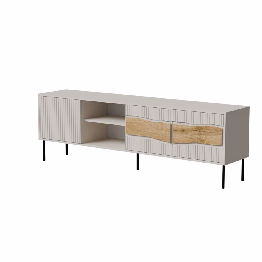 TV-alus Cama MEBLE INSERTO 3D1W, 195 × 40 × 62 cm, LED-valgustus, Fellini - 2