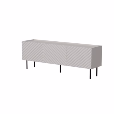 TV-alus Cama MEBLE LUCCA 3D, 165 × 40 × 59 cm, kašmiir, 3 uksega, FELLINI