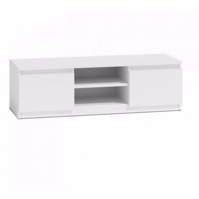 TV-alus TOP E SHOP Topeshop RTV120, 120 cm, 2 ukse ja 2 riiuliga, valge