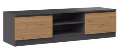 TV-alus TOP E SHOP RTV 140 ANTR/ARTIS MALWA, 140 cm, 2 ust, 2 riiulit
