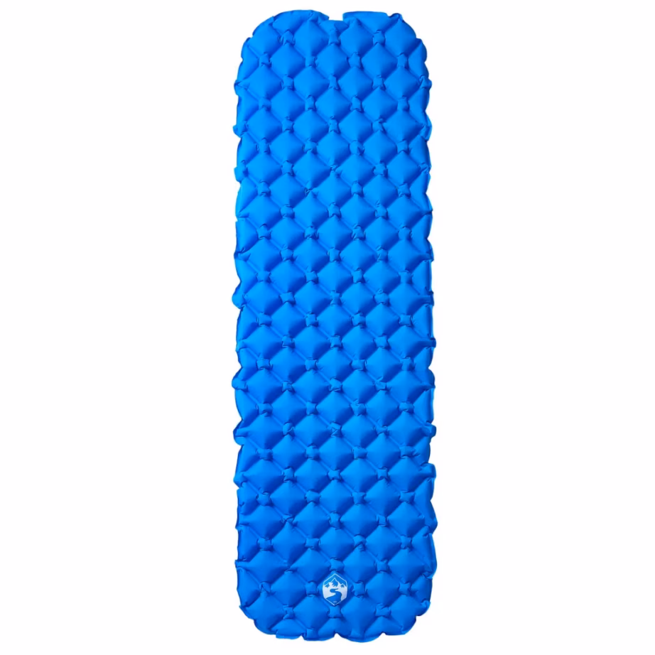 Täispuhutav matkamadrats, sinine, 190 x 58 x 6 cm, TPU 40D nailon - 2
