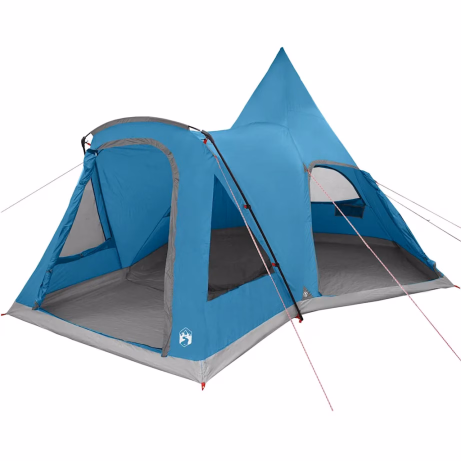 Teepee peretelk 5-le, sinine, vettpidav ja UV-kaitsega 185T polüester, 545 x 450 x 295 cm - 2