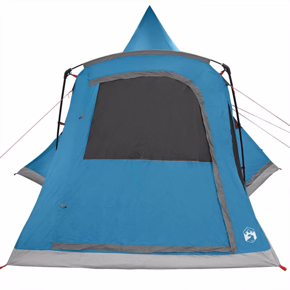 Teepee peretelk 5-le, sinine, vettpidav ja UV-kaitsega 185T polüester, 545 x 450 x 295 cm - 6