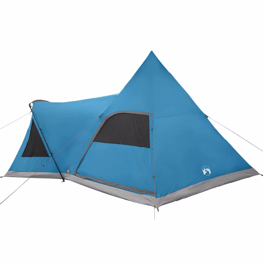 Teepee peretelk 5-le, sinine, vettpidav ja UV-kaitsega 185T polüester, 545 x 450 x 295 cm - 7