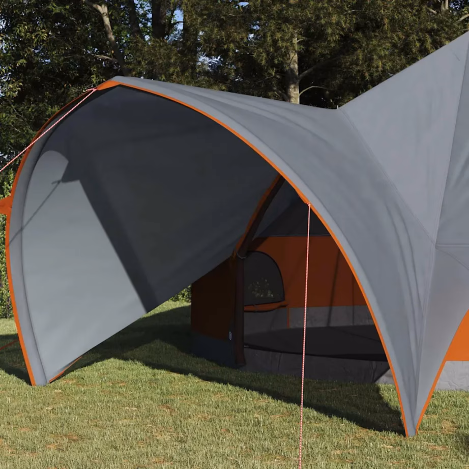 Teepee peretelk 9-le, veekindel, hall ja oranž, 502 x 502 x 297 cm - 3