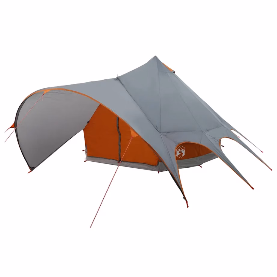 Pere teepee-telk 5 inimesele, hall/oranž, 415 x 415 x 247 cm - 4