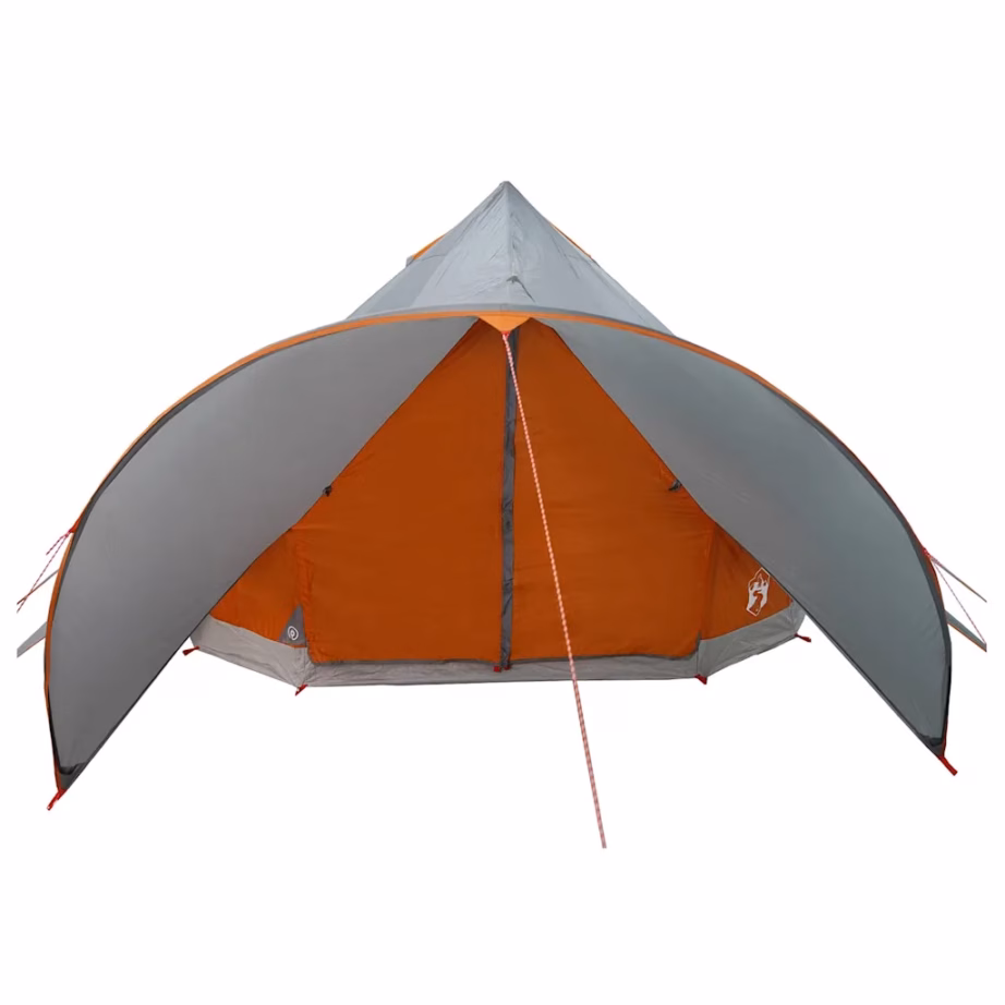 Pere teepee-telk 5 inimesele, hall/oranž, 415 x 415 x 247 cm - 5