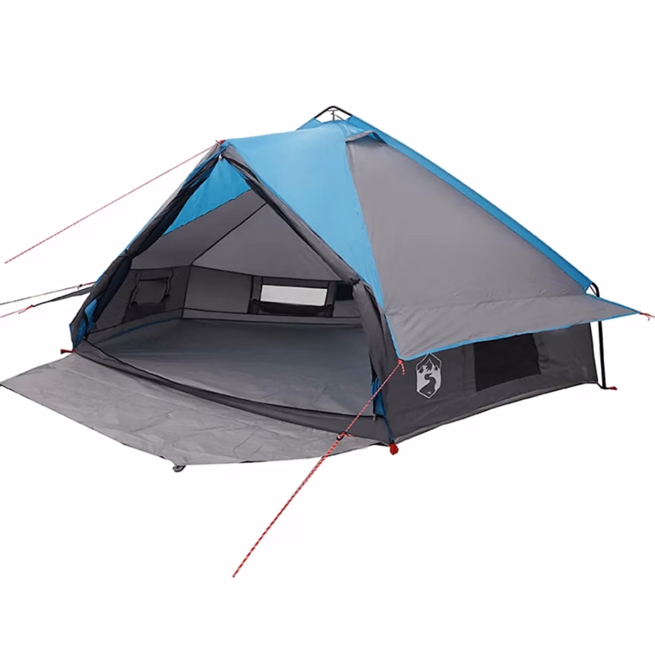 Teepee telk 8-inimesele, sinine ja hall, 490 x 410 x 210 cm - 2
