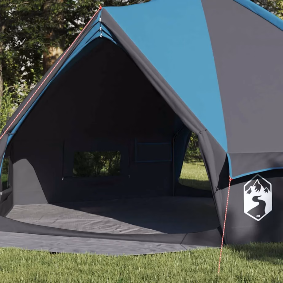 Teepee telk 8-inimesele, sinine ja hall, 490 x 410 x 210 cm - 3