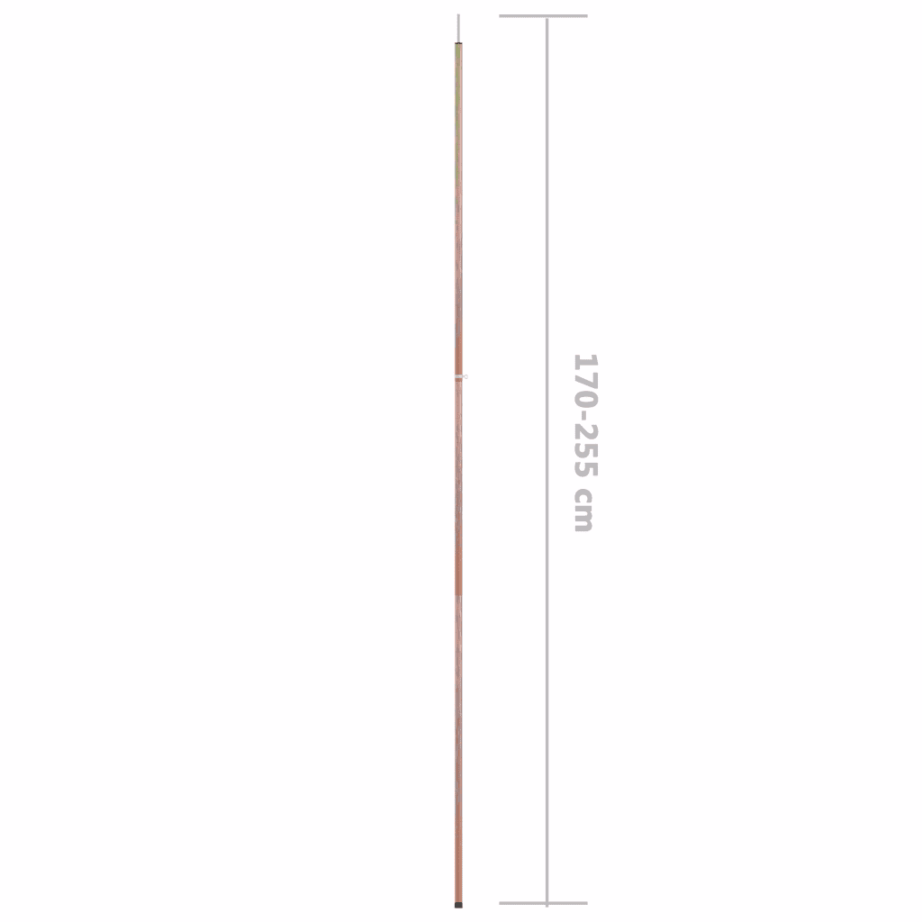 Teleskoopne telgipost 170–255 cm, tsingitud teras - 6