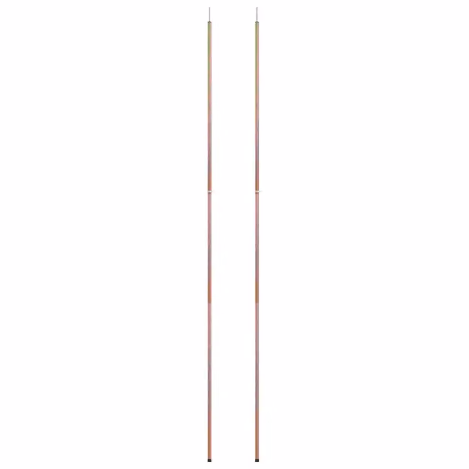 Teleskoopsed telgipostid, tsingitud teras, reguleeritav 170–255 cm, 2 tk - 4