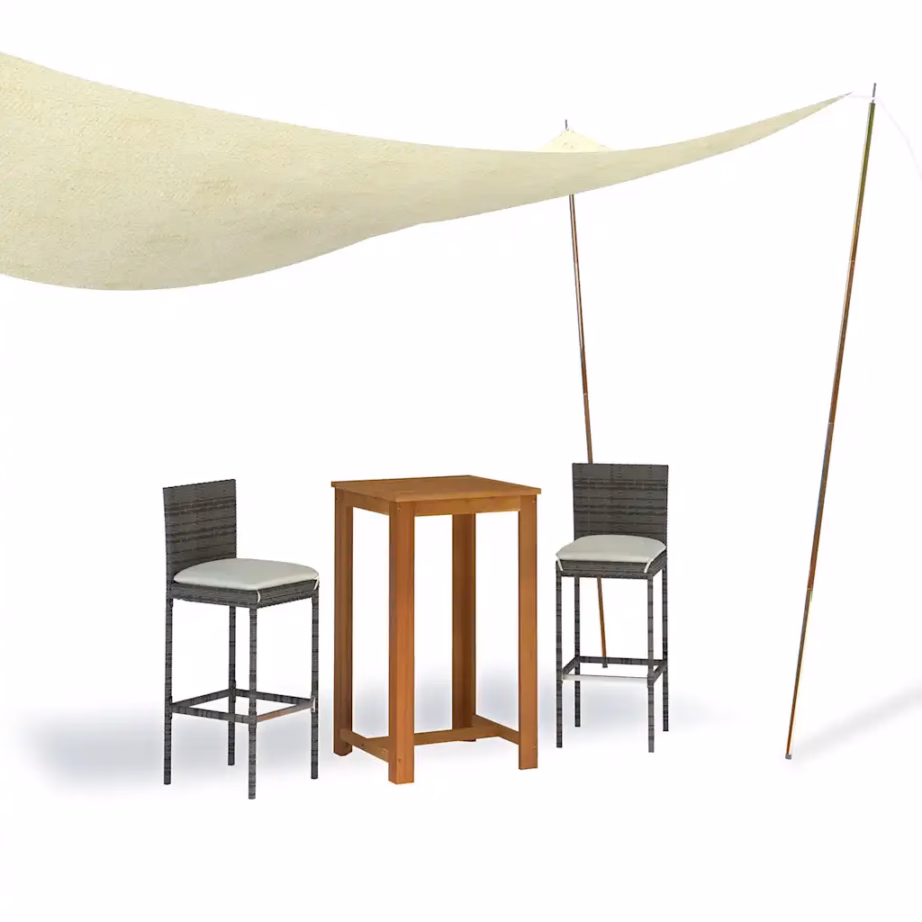 Teleskoopsed telgipostid, tsingitud teras, reguleeritav 170–255 cm, 2 tk - 6