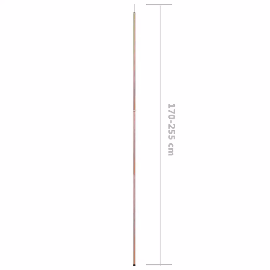 Teleskoopsed telgipostid, tsingitud teras, reguleeritav 170–255 cm, 2 tk - 7