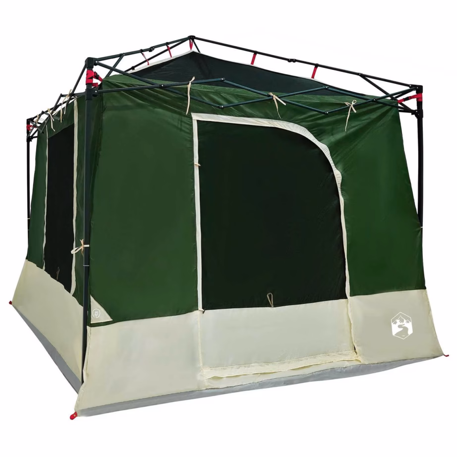 2-osaline telgikomplekt katusega, roheline, 531 x 290 x 251 cm - 5