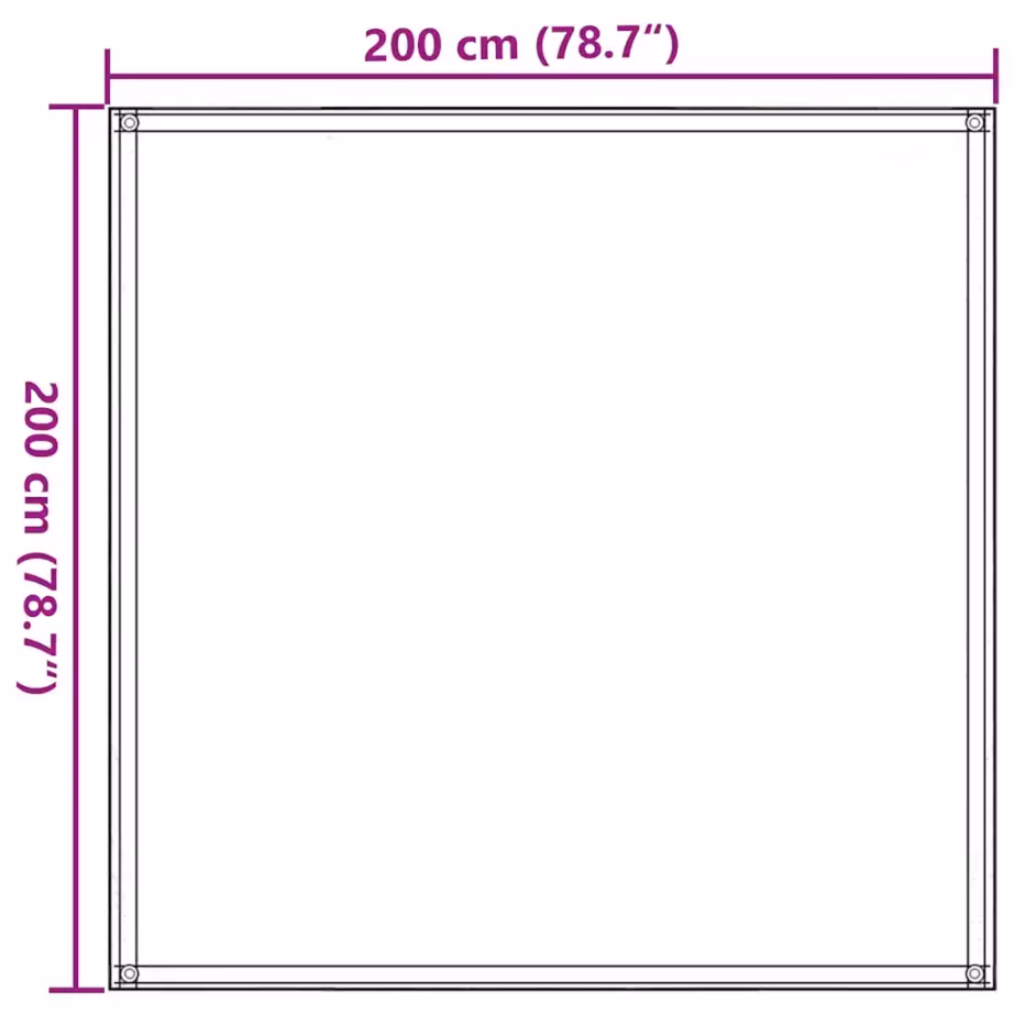 Hingav ilmastikukindel telgimatt aasadega, 200 x 200 cm, tumeroheline - 7