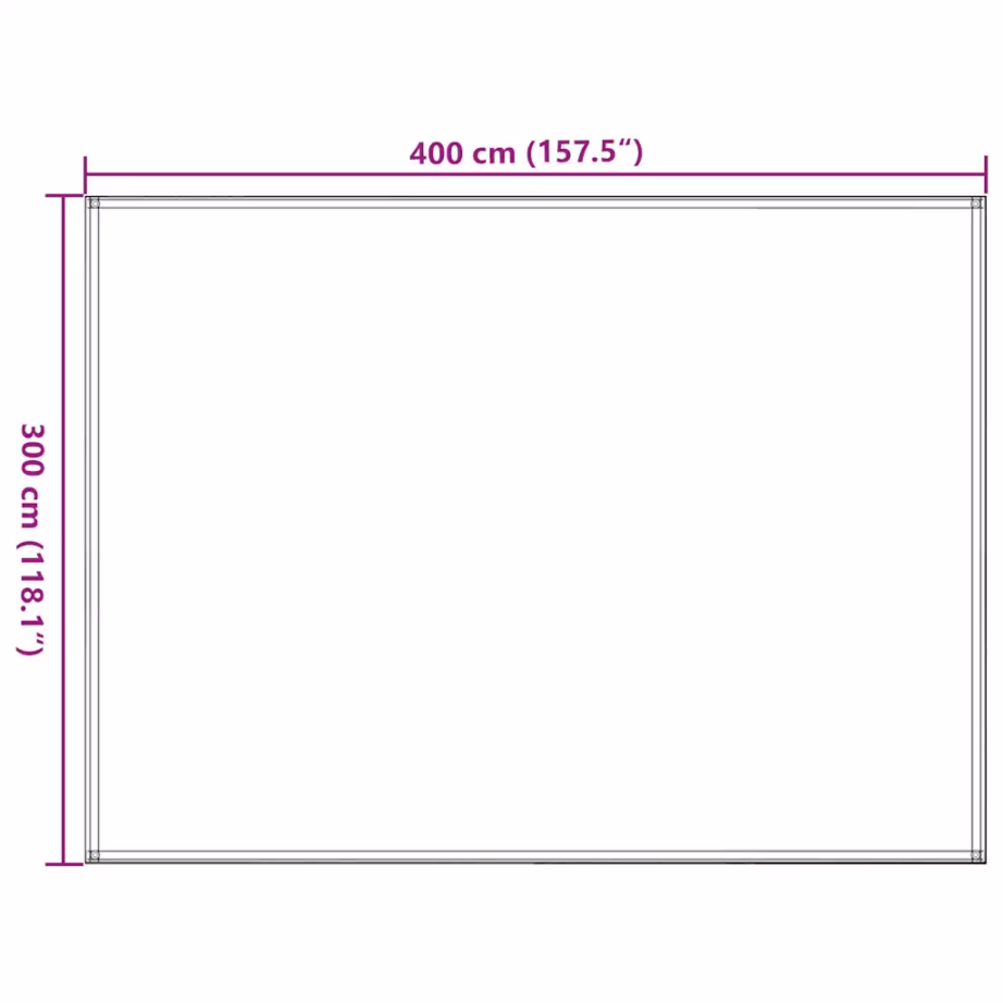 Telgimatt 300 x 400 cm, antratsiithall HDPE, aasadega - 7