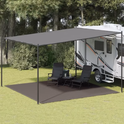 Telgimatt 400 x 400 cm, HDPE, antratsiithall