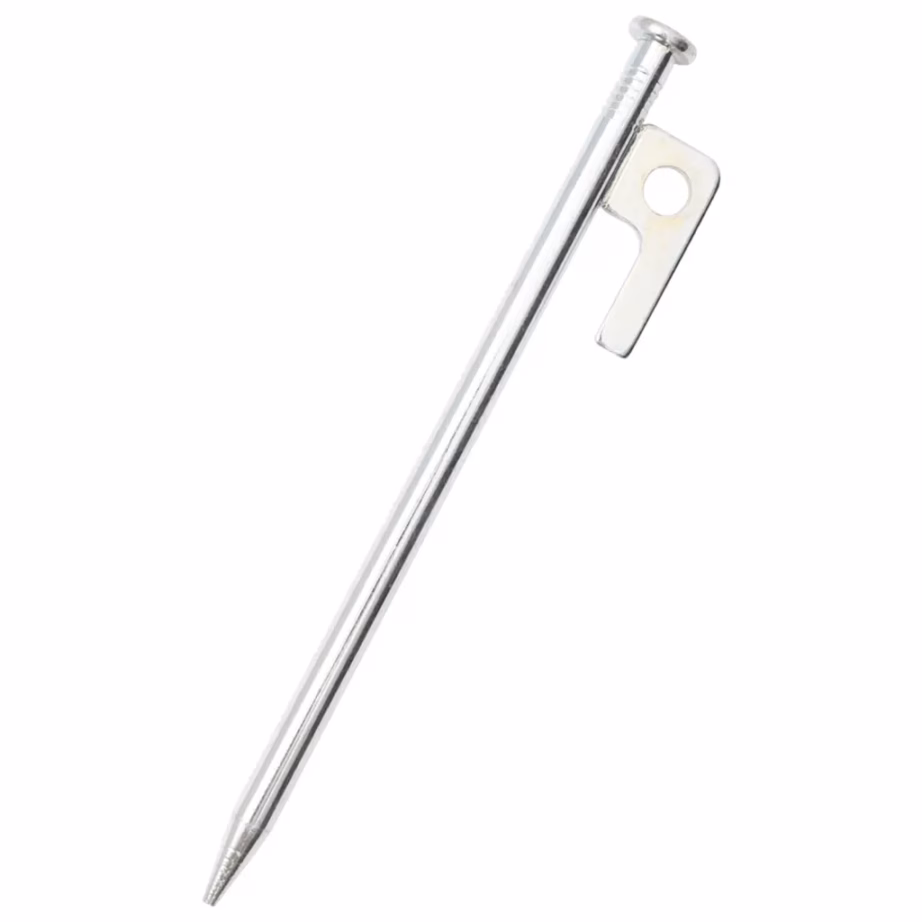 Tsingitud terasest telgivaiad 24 tk, 20 cm, 9 mm, hõbedane - 2