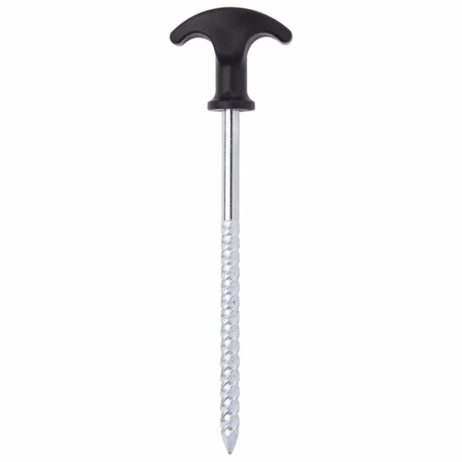 Telgivaiad T-kujulise käepidemega, 24 tk, tsingitud teras, 17 cm, Ø7 mm - 3