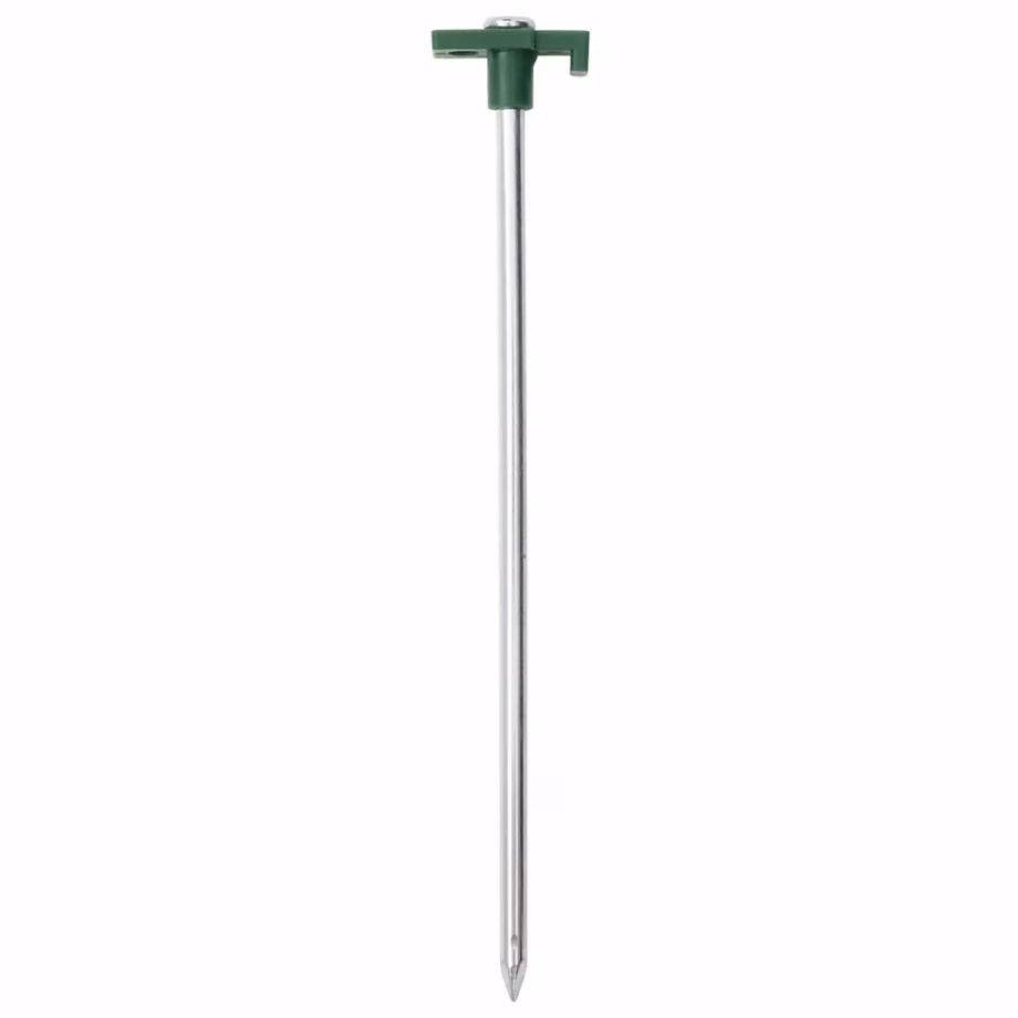 Tsingitud terasest telgivaiad konksu ja aasaga, 25 cm, 12 tk - 3